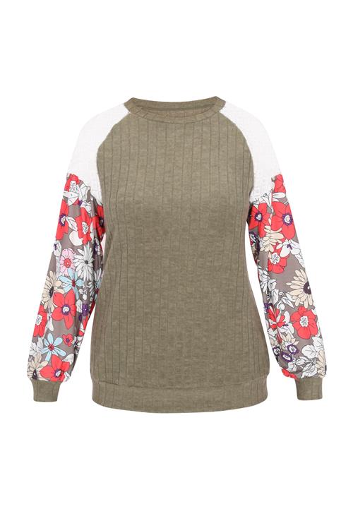 Gaya Shirts 'Fashion Look'  khaki / mørkelilla / rød / hvid