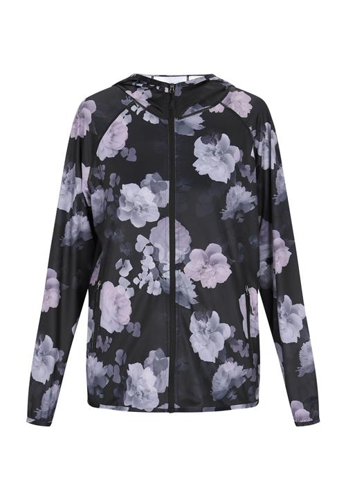 usha BLUE LABEL Overgangsjakke 'Comfortable'  grå / pastellilla / sort