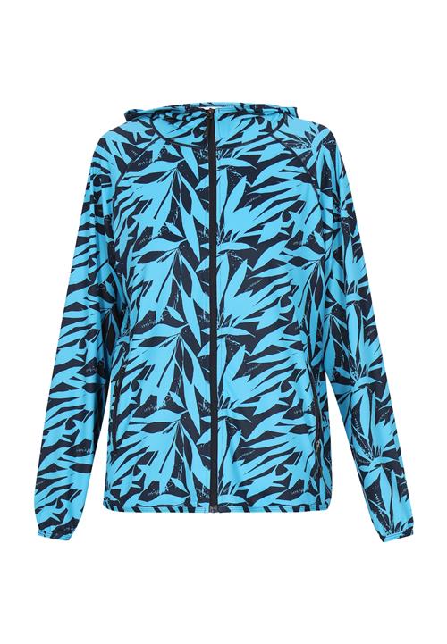 usha BLUE LABEL Overgangsjakke 'Comfortable'  azur / sort