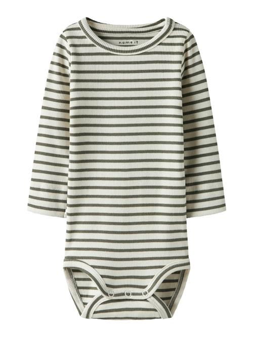 NAME IT Sparkedragt/Body 'NBNBany'  lysebeige / oliven