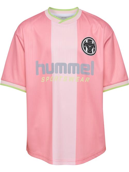 Hummel Funktionsskjorte 'Loose Ball'  grå / kiwi / lyserød / rosé