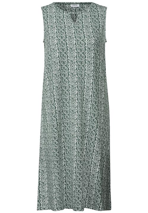 CECIL Sommerkjole  khaki / hvid