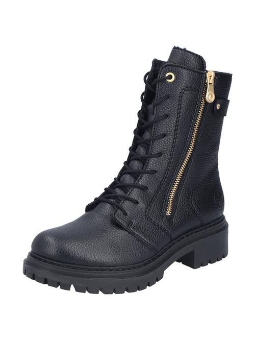 Rieker Snørestøvletter  sort