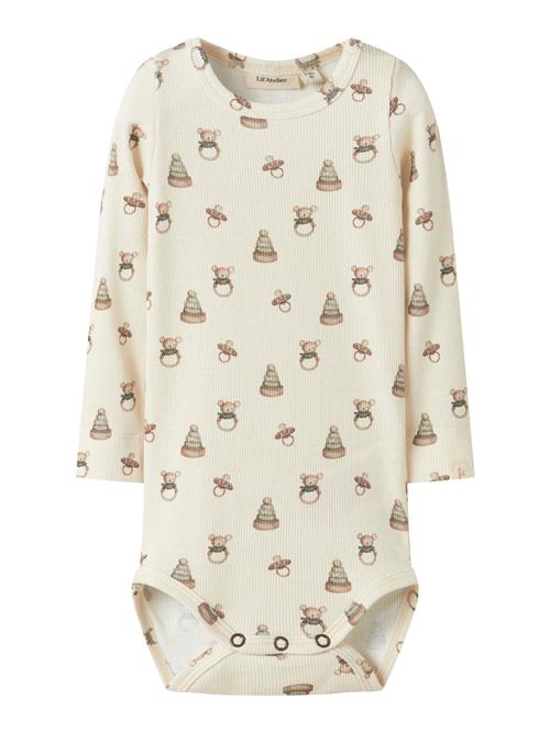 NAME IT Sparkedragt/Body 'NBNGavo'  creme / brun / grå