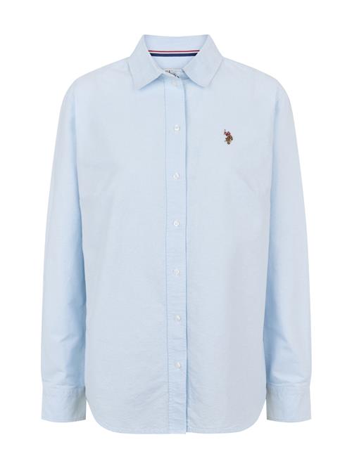 U.S. POLO ASSN. Bluse 'Gina'  pastelblå