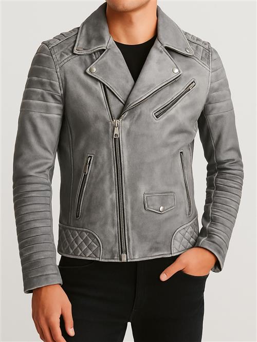 CYCAS D'OR Overgangsjakke 'Jordan-Perfecto'  mørkegrå