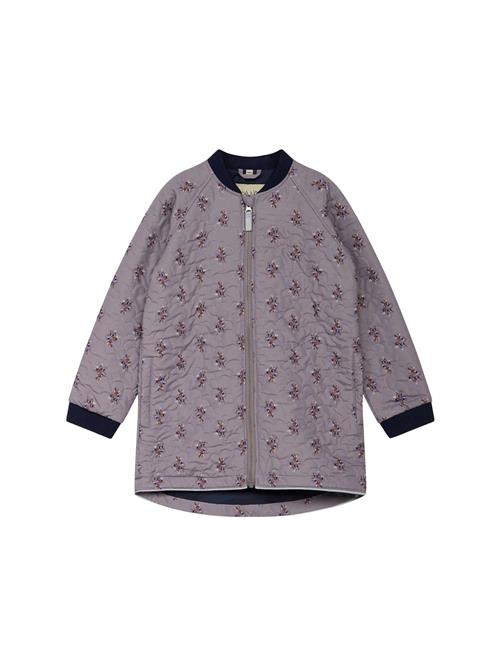 NOA NOA miniature Overgangsjakke 'Bianca'  brun / mørkelilla / sort