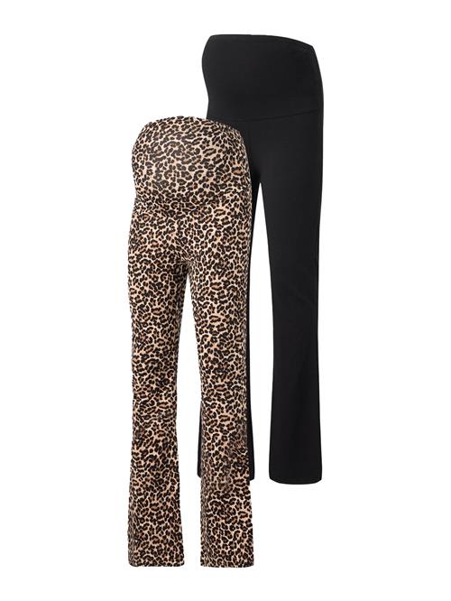 Only Maternity Bukser 'OLMLovely'  beige / brun / sort