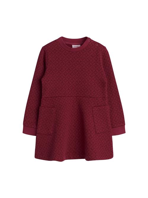 NOA NOA miniature Kjole 'Abby'  carminrød / mørkerød