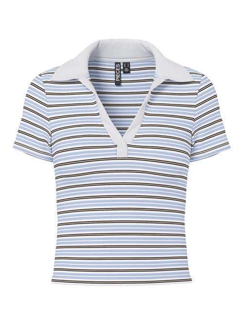 PIECES Shirts 'PCJayjay'  beige / blå / sort