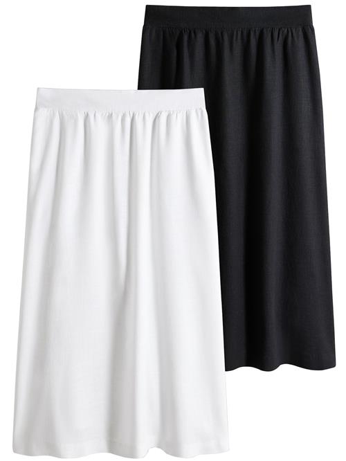 The Set Nederdel  sort / hvid