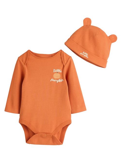 Next Sæt 'Halloween'  orange / abrikos / hvid