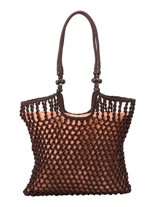 & Other Stories Shopper  mørkebrun / lyseorange