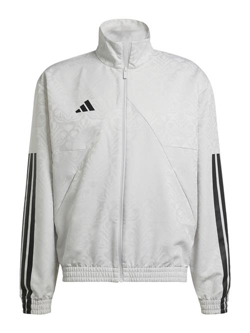 ADIDAS SPORTSWEAR Sportsjakke 'TIRO'  lysegrå / sort