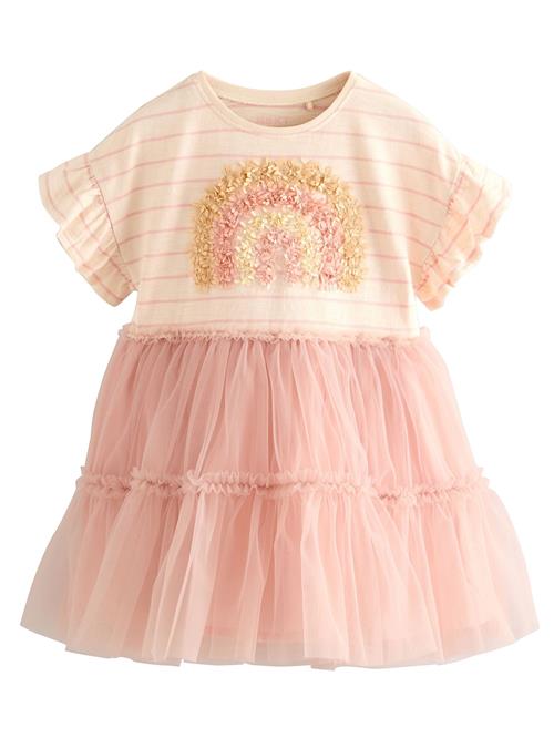 Next Kjole  lysegul / pink / pudder