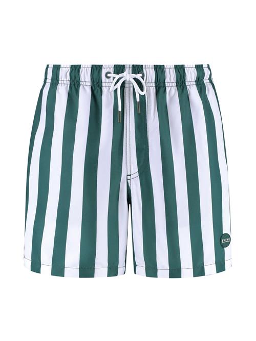 Shiwi Badeshorts  mørkegrøn / hvid