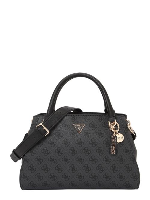 GUESS Håndtaske 'NOELLE II LUXURY SATCHEL'  mørkebrun / grafit