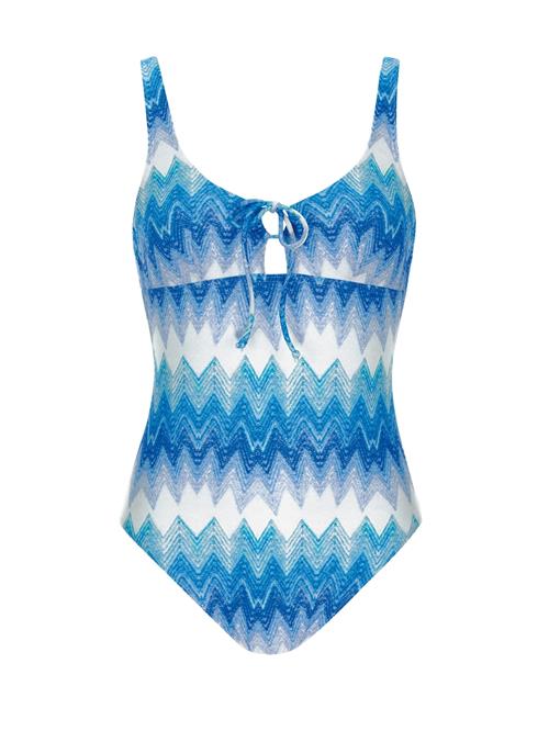 OLYMPIA Badedragt  indigo / azur / lyseblå / hvid