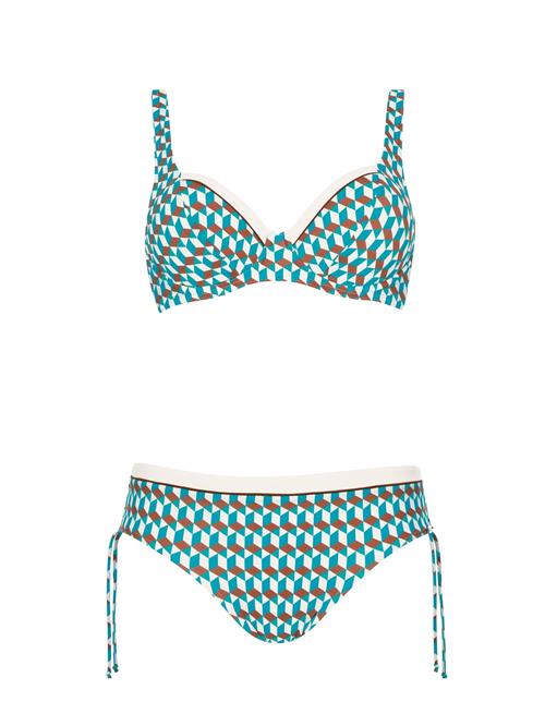 SUNFLAIR Bikini  ecru / turkis / karamel