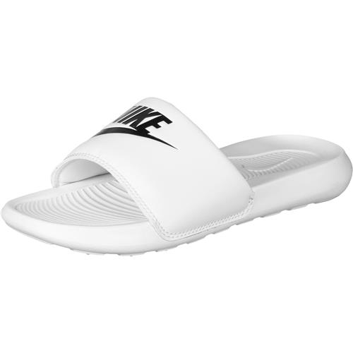 Nike Sportswear Pantoletter 'Victori One'  sort / hvid