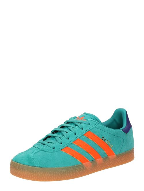 ADIDAS ORIGINALS Sneakers 'Gazelle'  turkis / mørkeblå / guld / orange