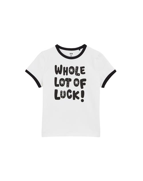 WE Fashion Bluser & t-shirts  sort / offwhite