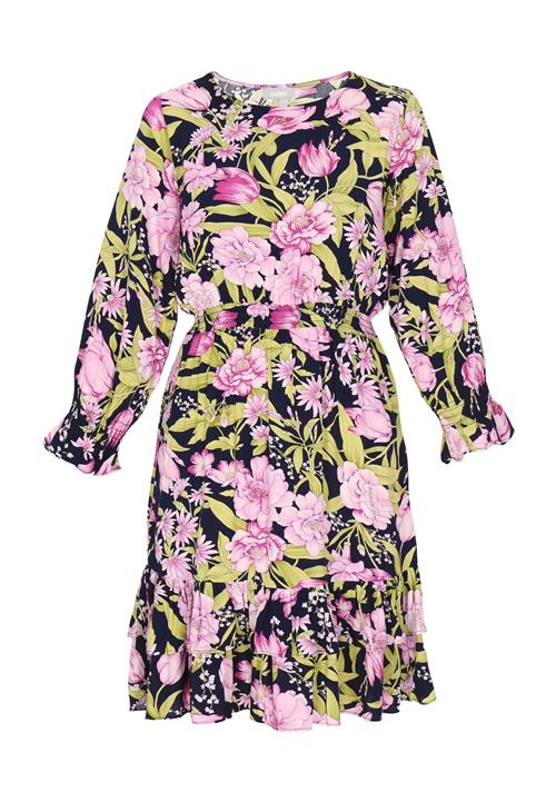 FELIPA Kjole 'Fashion Look'  navy / oliven / lilla / lilla