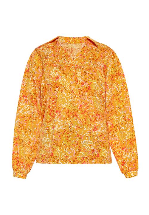 Gaya Bluse 'Festival'  lysegrøn / lilla / orange / hvid