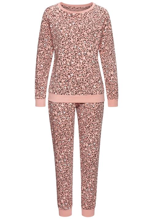 VIVANCE Pyjamas 'Dreams'  lyserød / sort / hvid