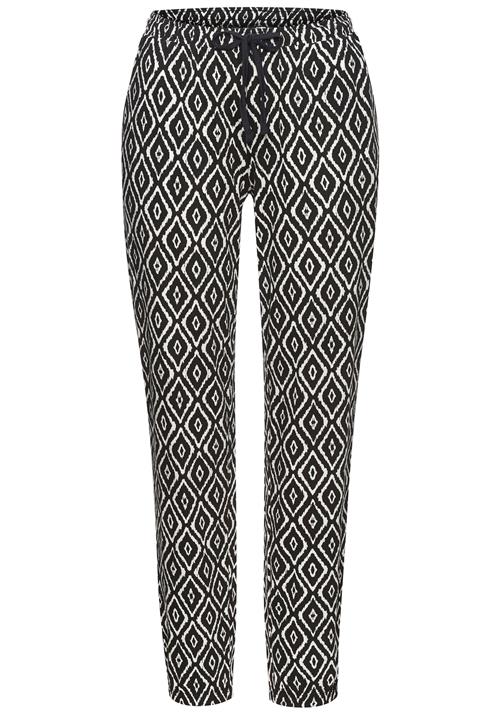 VIVANCE Pyjamasbukser 'Dreams'  sort / hvid