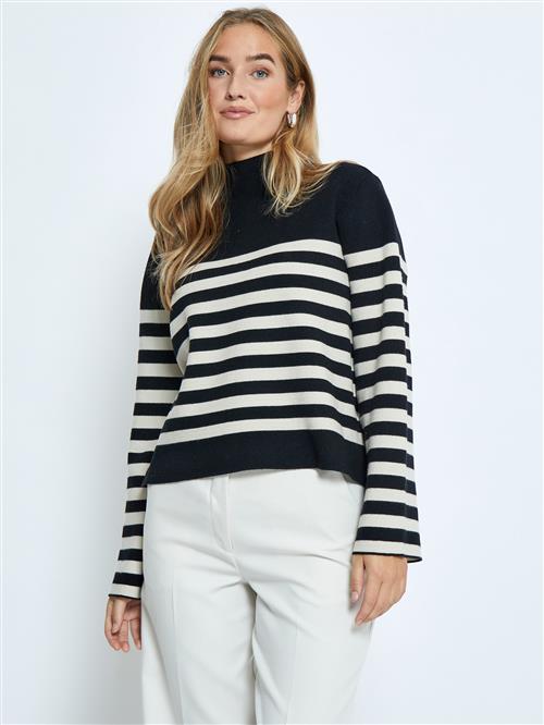 minus Pullover 'Lupi'  sort / hvid