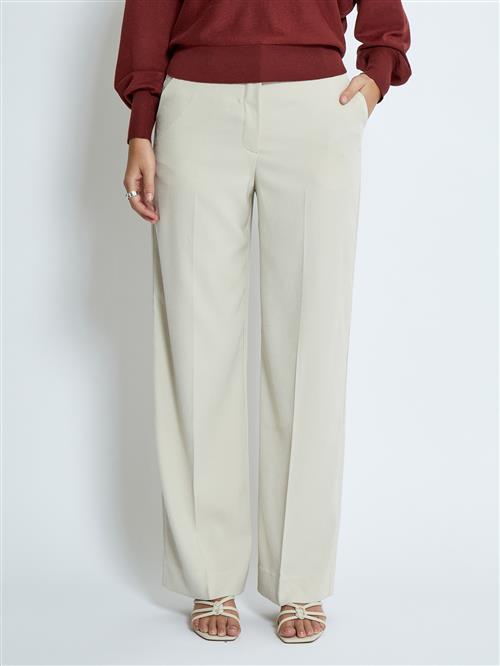 minus Bukser med fals 'Livina'  lysebeige