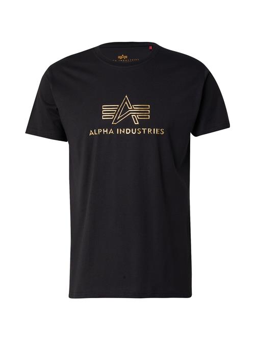 ALPHA INDUSTRIES Bluser & t-shirts  guld / sort