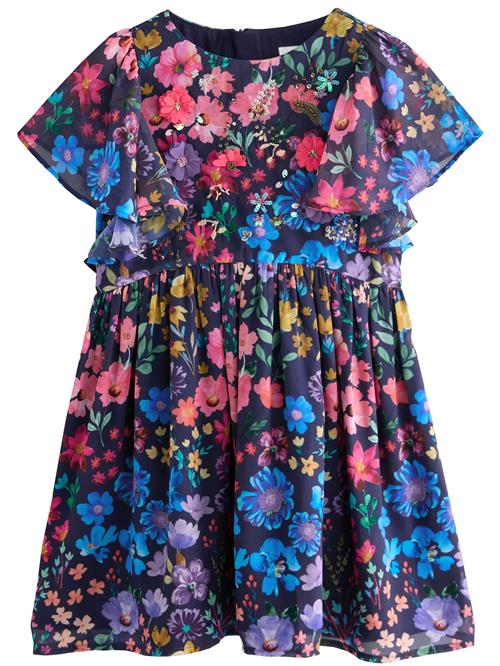 Next Kjole  navy / lyseblå / grøn / pink