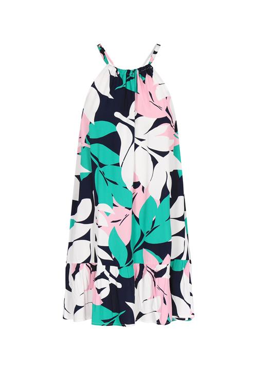 ebeeza Sommerkjole 'Fashion Look'  mørkeblå / jade / lys pink / hvid