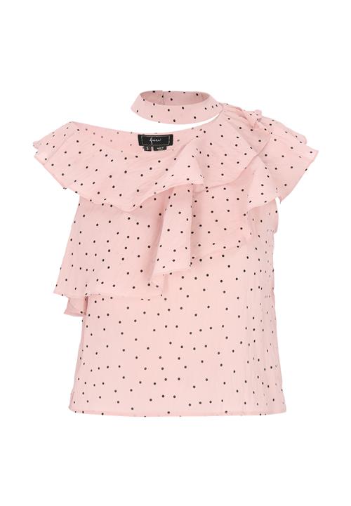 NAEMI Bluse 'Fashion Look'  lyserød / sort