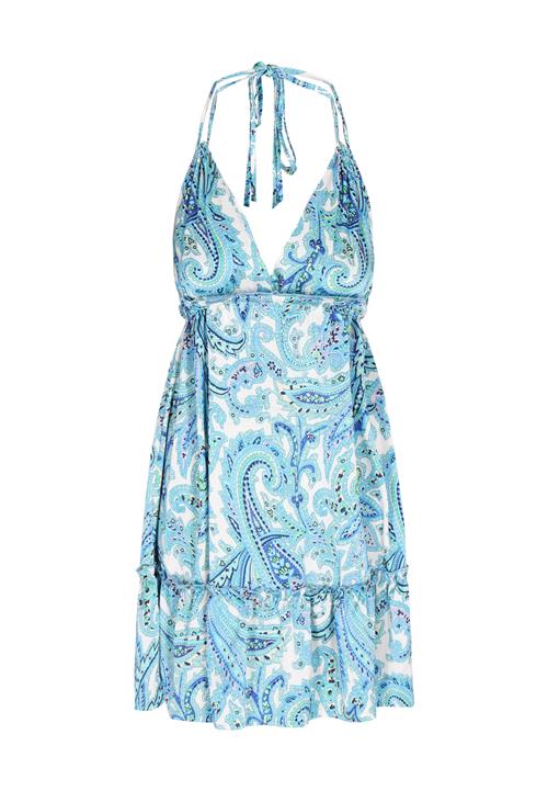 ebeeza Kjole 'Spring Summer'  aqua / mørkeblå / lyserød / hvid