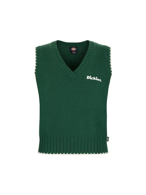 DICKIES Pullover 'Slayden'  grøn / hvid