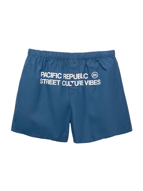 Pull&Bear Bukser 'PACIFIC'  navy / hvid