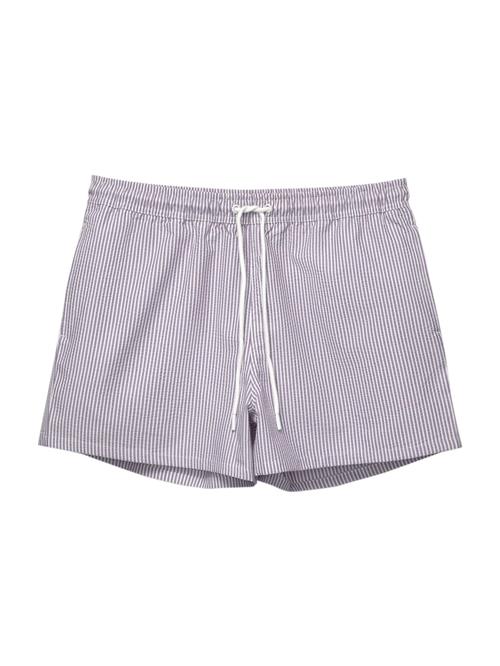 Pull&Bear Badeshorts  lilla / hvid