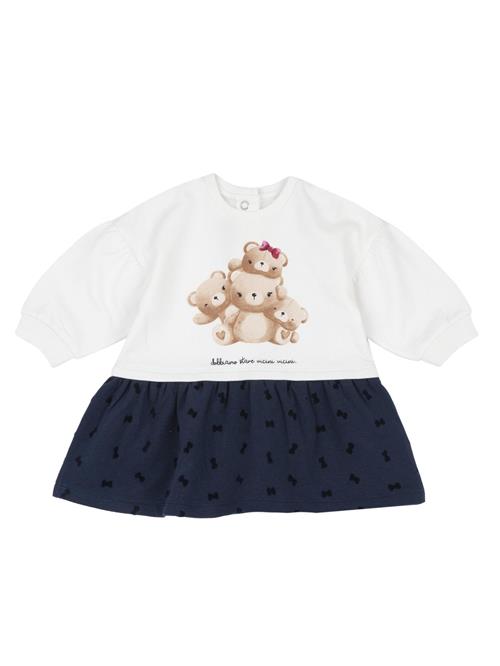 Chicco Kjole  marin / brokade / mørk pink / hvid