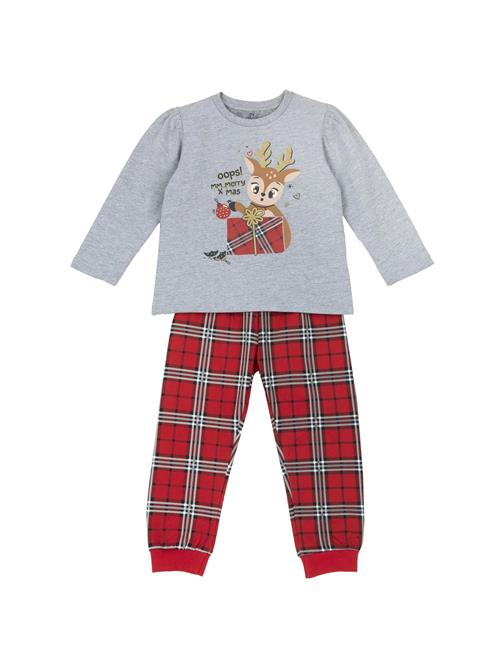 Chicco Nattøj  karamel / grå / rød / hvid