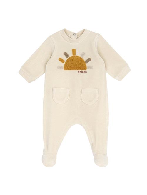 Chicco Sparkedragt/Body  elfenben / sennep / lysegrå