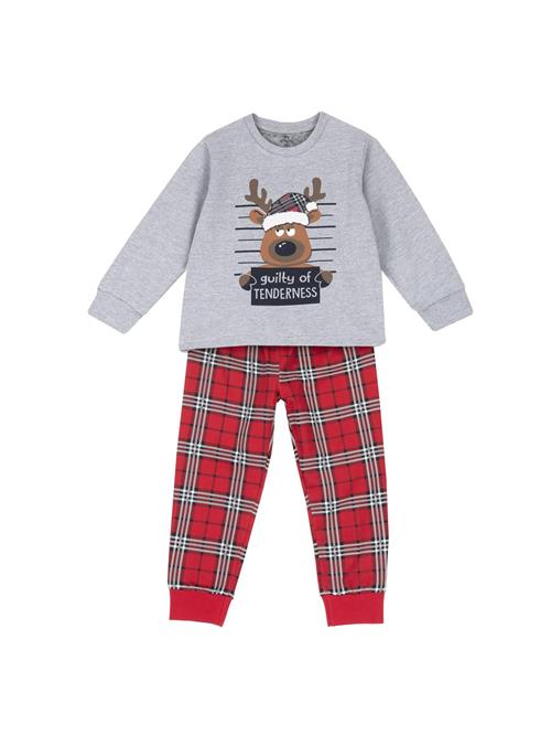 Chicco Nattøj  grå / rød / sort / hvid