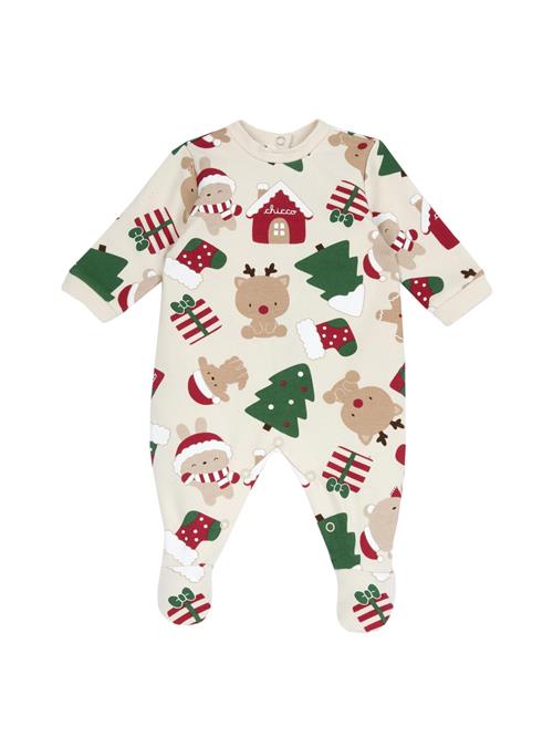 Chicco Nattøj  beige / grøn / rød / hvid