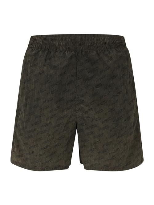 DIESEL Badeshorts 'DANIEL-41'  mørkegrøn / sort