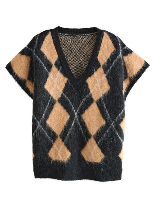 Next Pullover  sand / sort / hvid