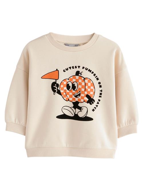 Next Sweatshirt  ecru / orange / sort