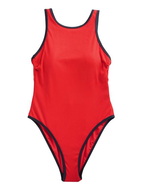 Next Badedragt  marin / rød