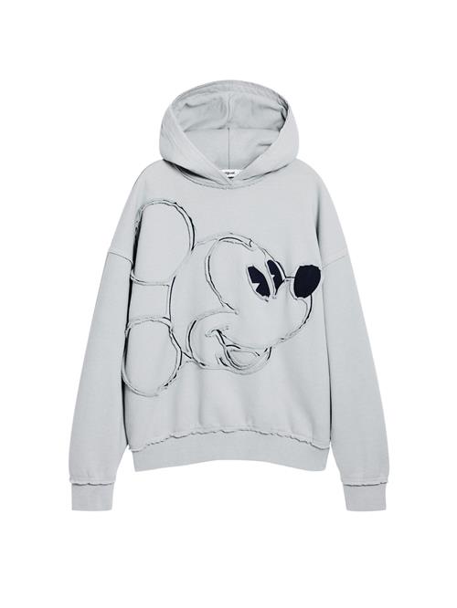 Desigual Sweatshirt 'Mickey Mouse'  grå / sort